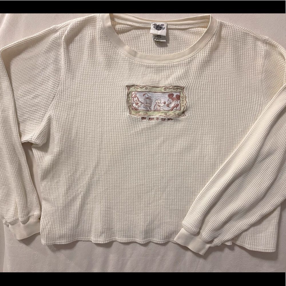 Vintage Disney “men in my life” long sleeve thermal top